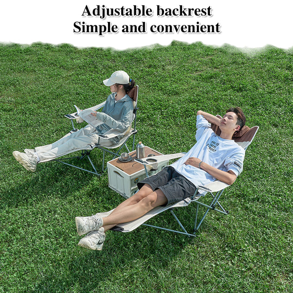 Folding Camping Chair Beach Chairs Reclining for Adults Portable Outdoor Lounger