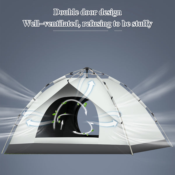 Camping Tent, and Included Carry Bag, Sets Up in 60 Seconds