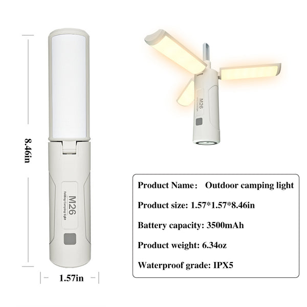 Camping Lights, Freefolding Rechargeable LED Camping Lantern