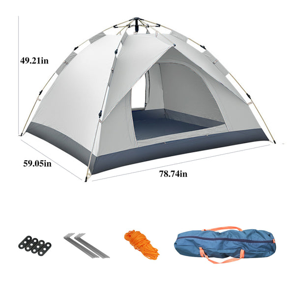 Camping Tent, and Included Carry Bag, Sets Up in 60 Seconds