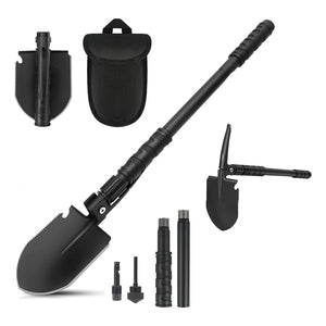 Camping Shovel, Multifunctional Military Shovel Portable Metal Detecting Shovel